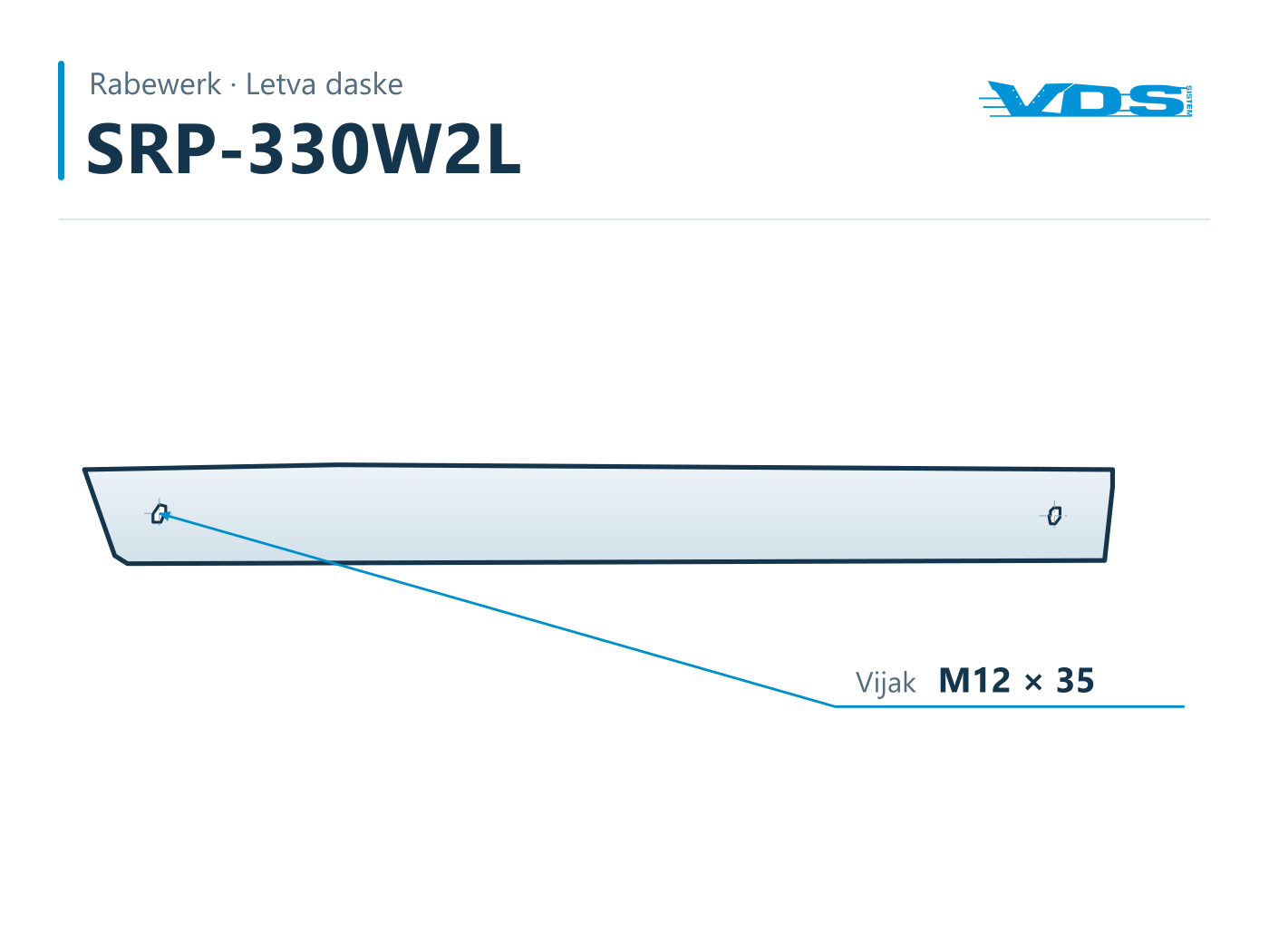 Tehnički crtež SRP-330W2L