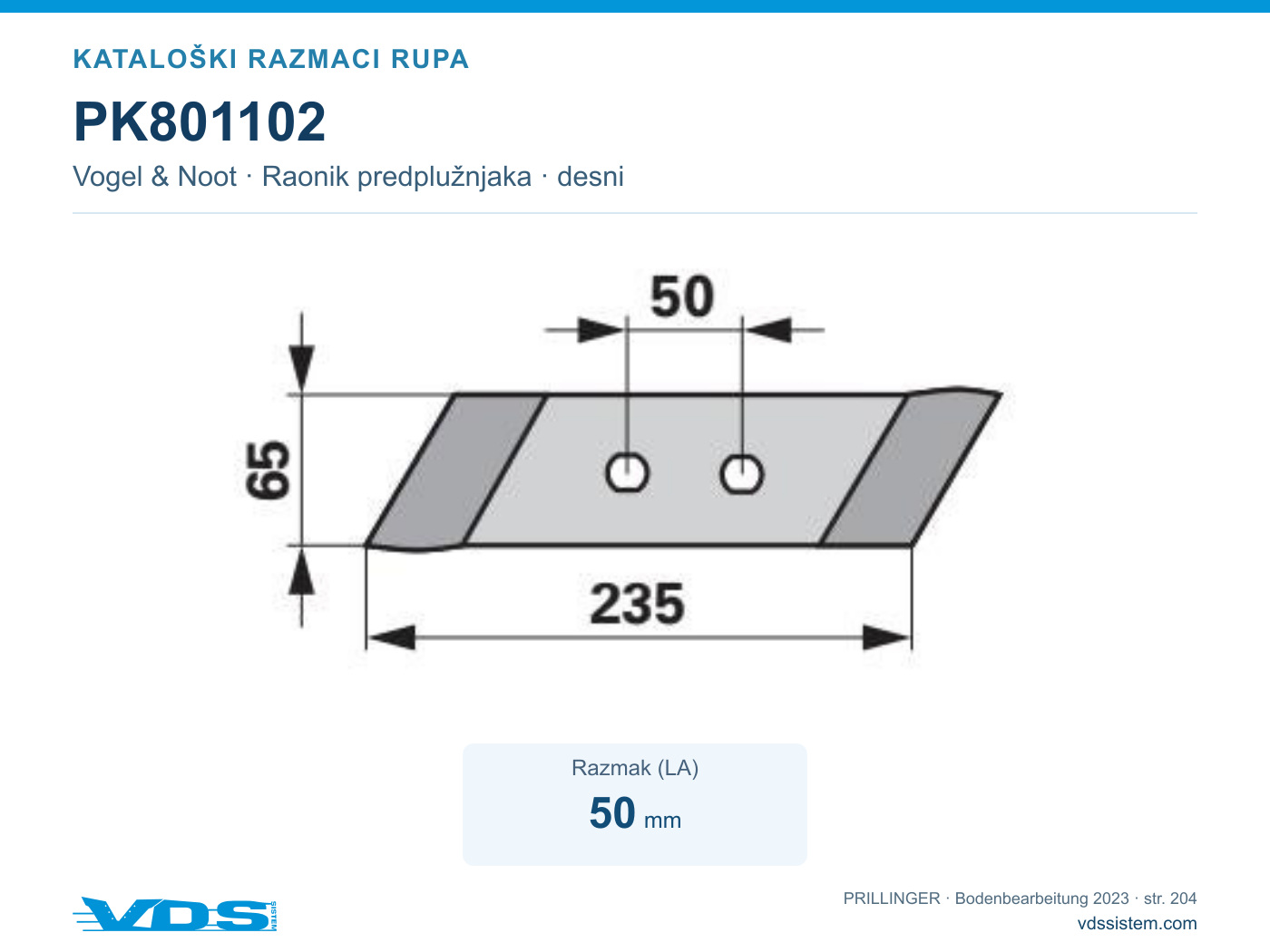 Tehnički crtež PK801102
