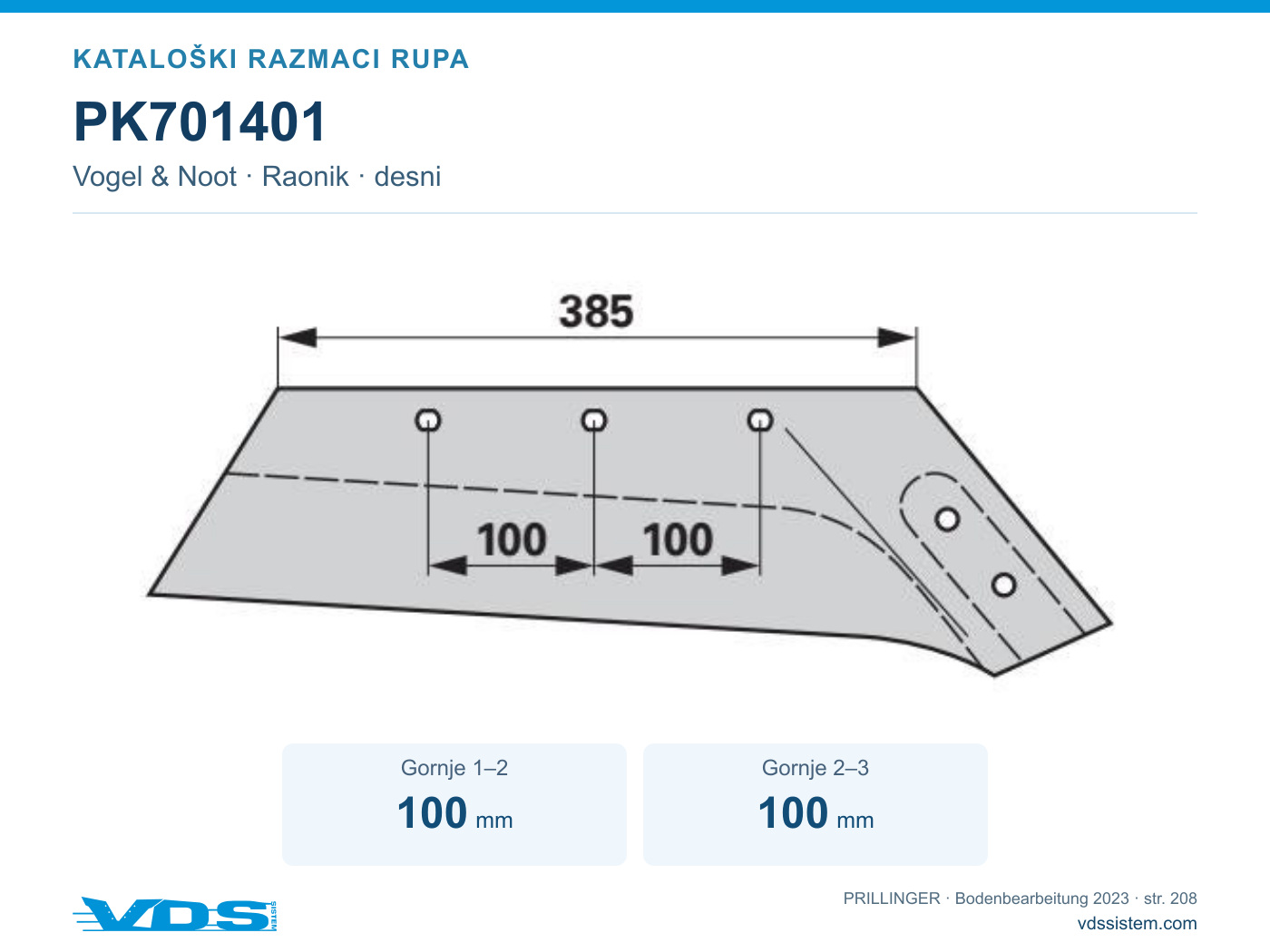 Tehnički crtež PK701401
