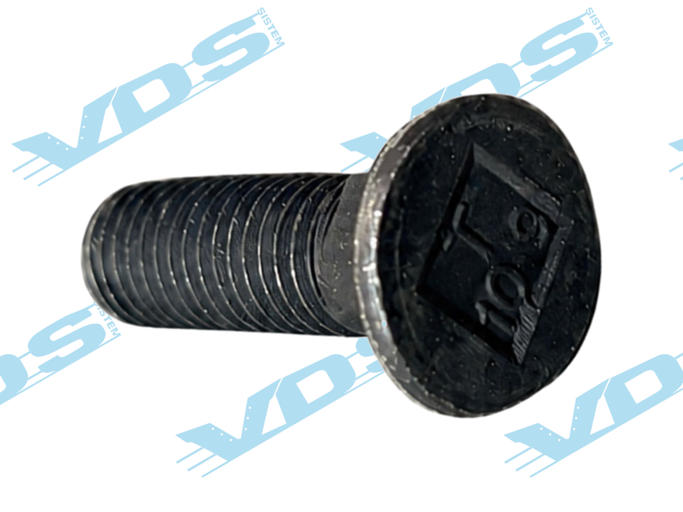 Countersunk square-neck plough bolt M12x40 (grade 10.9)